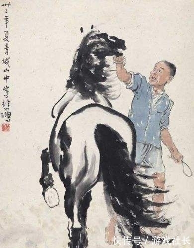 徐悲鸿#见画如见人，看过徐悲鸿的画，你就知道为什么他的画那么贵了