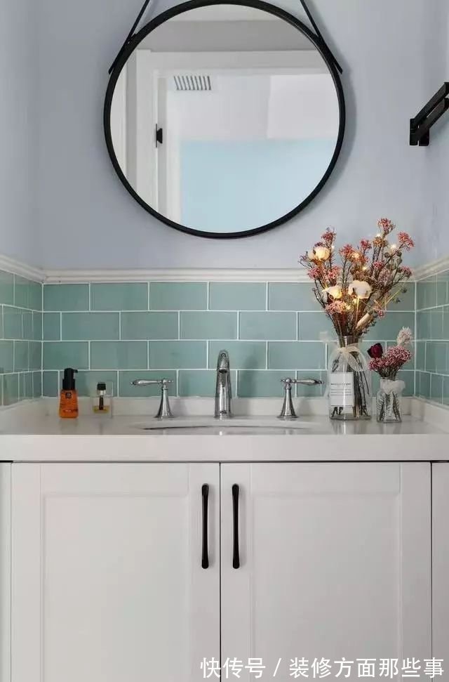 文艺范|北欧风三居室的装修,白色文化石与灰蓝色的组合真好看!