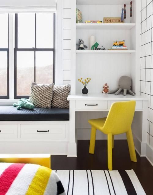 书房|客厅一角这么去设计,不用独立房间也能舒适办公,很适合小户型