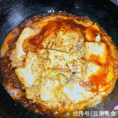 好吃到飞起的「锅塌豆腐」，这样做0失败