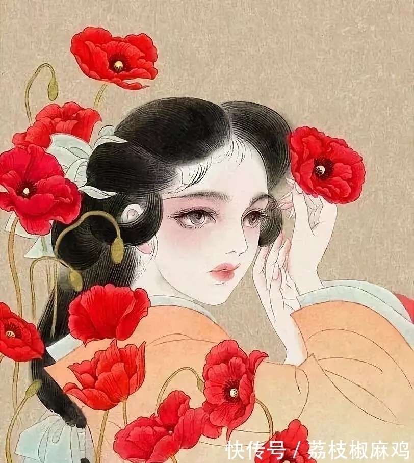 绘画#清华大学才女尧立,她笔下的插画,美到让人窒息