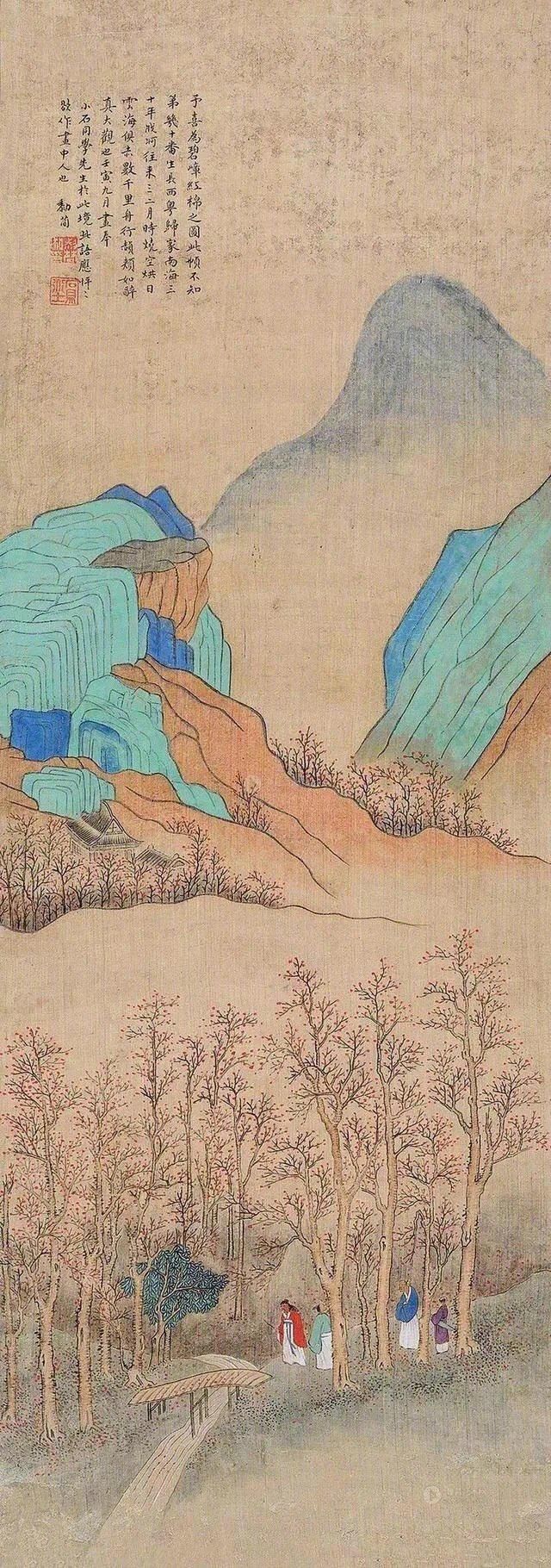  奇峰|清中期青绿山水的奇峰——岭南画家黎简作品欣赏（图）