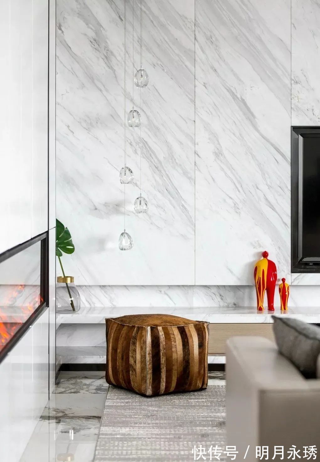 装饰画|246㎡现代大平层,简约大方的空间,时尚优雅的布置,高级档次