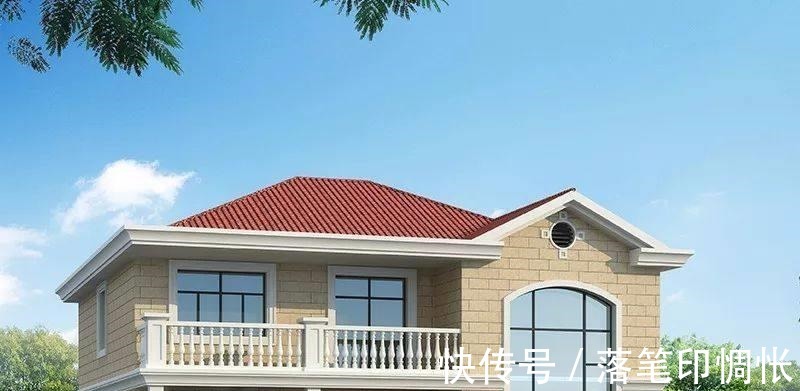 农村|造价18万的两栋小别墅，带走廊设计，为农村生活量身定制！
