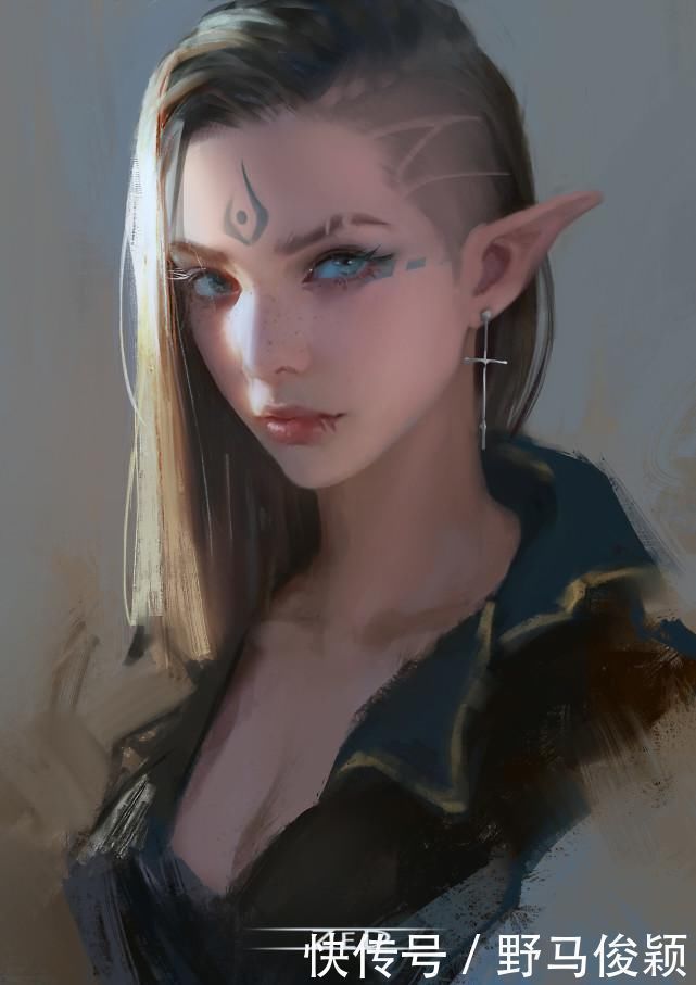 光影#光影运用十分成熟的一组插画作品!画面相当唯美值得学习借鉴!