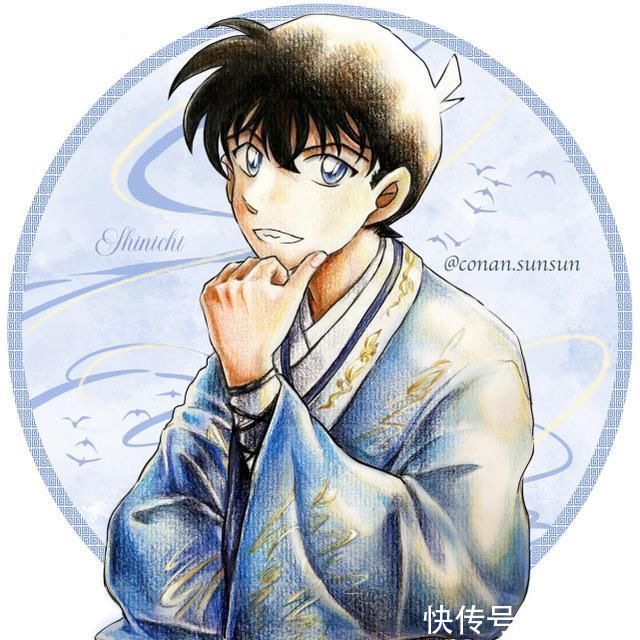 小兰|古风版的名侦探柯南太帅了，兰哀都好可爱，脑补一出古装悬疑大戏