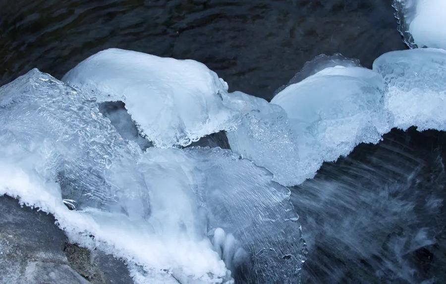 蒿滩水库|壹图集丨不出泰安也能打卡的宝藏冰瀑