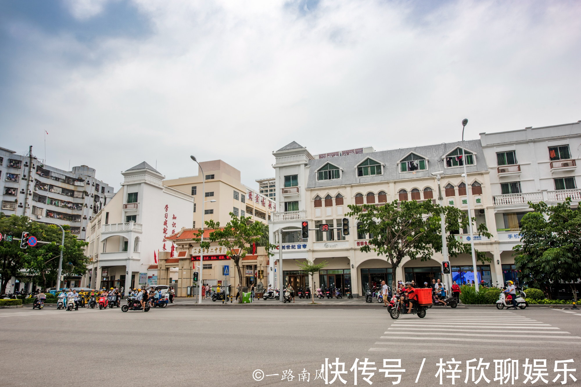 场面|三亚最美的街道，洋气建筑像电影场面，很多游客却没留意！