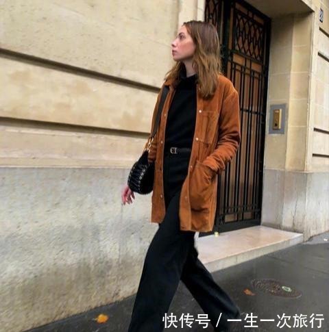 洛薇 秋天街头的“法式优雅”，我劝你这样穿，法国女人的时髦，你也有！