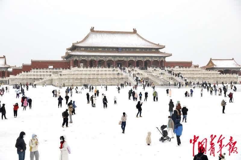 北京故宫博物院|北京初雪迎立冬