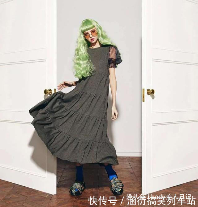 原宿风 穿同一件衣服,200斤和90斤的“穿搭对比”,看后我决定还是减肥