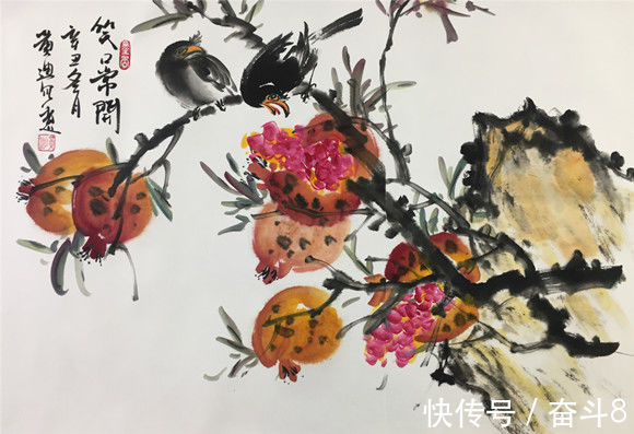 黄迪@画家黄迪——韵点丹青形在心,豪情妙笔意写彩