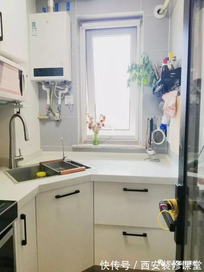 鞋柜|55㎡一室改两室,麻雀虽小五脏俱全