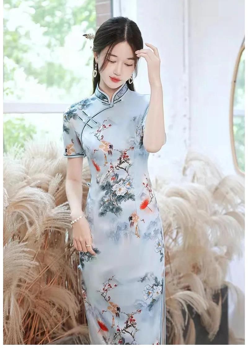 中国女性|我想作为一个女人，自从遇见一袭长裙改良旗袍，余生皆是欢喜！