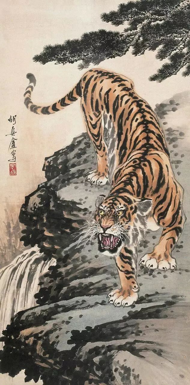 胡爽庵|“被埋没的画虎大师”胡爽庵 作品欣赏