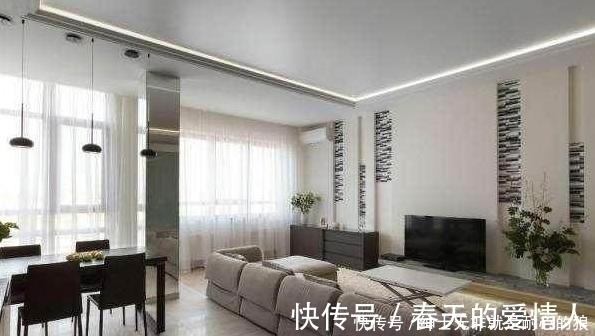 厨房|老公亲自改装房子,把电视背景墙做到阳台,客厅看上去大了两倍