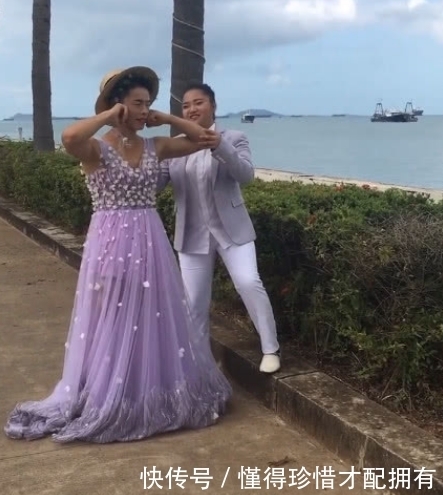 新娘的衣服|新人拍另类婚纱照,男扮女装别具创意,最后成片新娘太妖艳