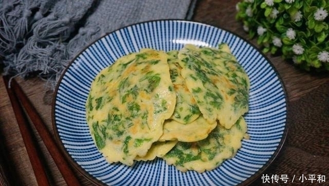 这个菜叶被很多人扔掉, 用它做早餐饼, 省事好吃又营养