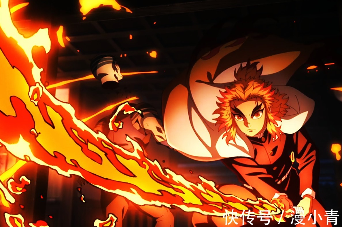 小福|鬼灭之刃无限列车篇TV:炎柱是永远的大哥,只要他在,安全感十足