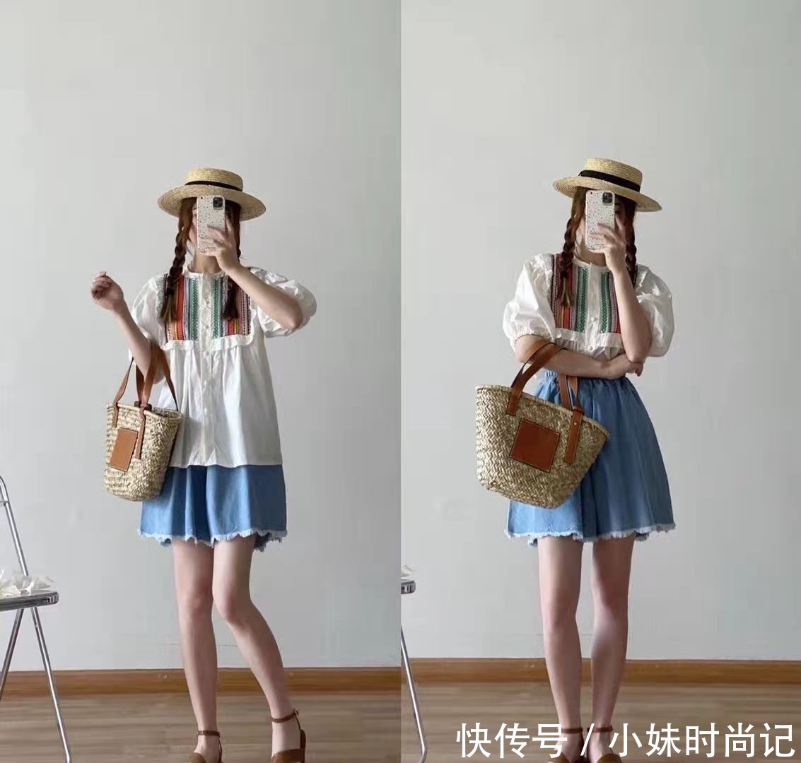 俏皮|小个子的穿搭魅力，不可言喻！除了可爱俏皮，也能够休闲时尚