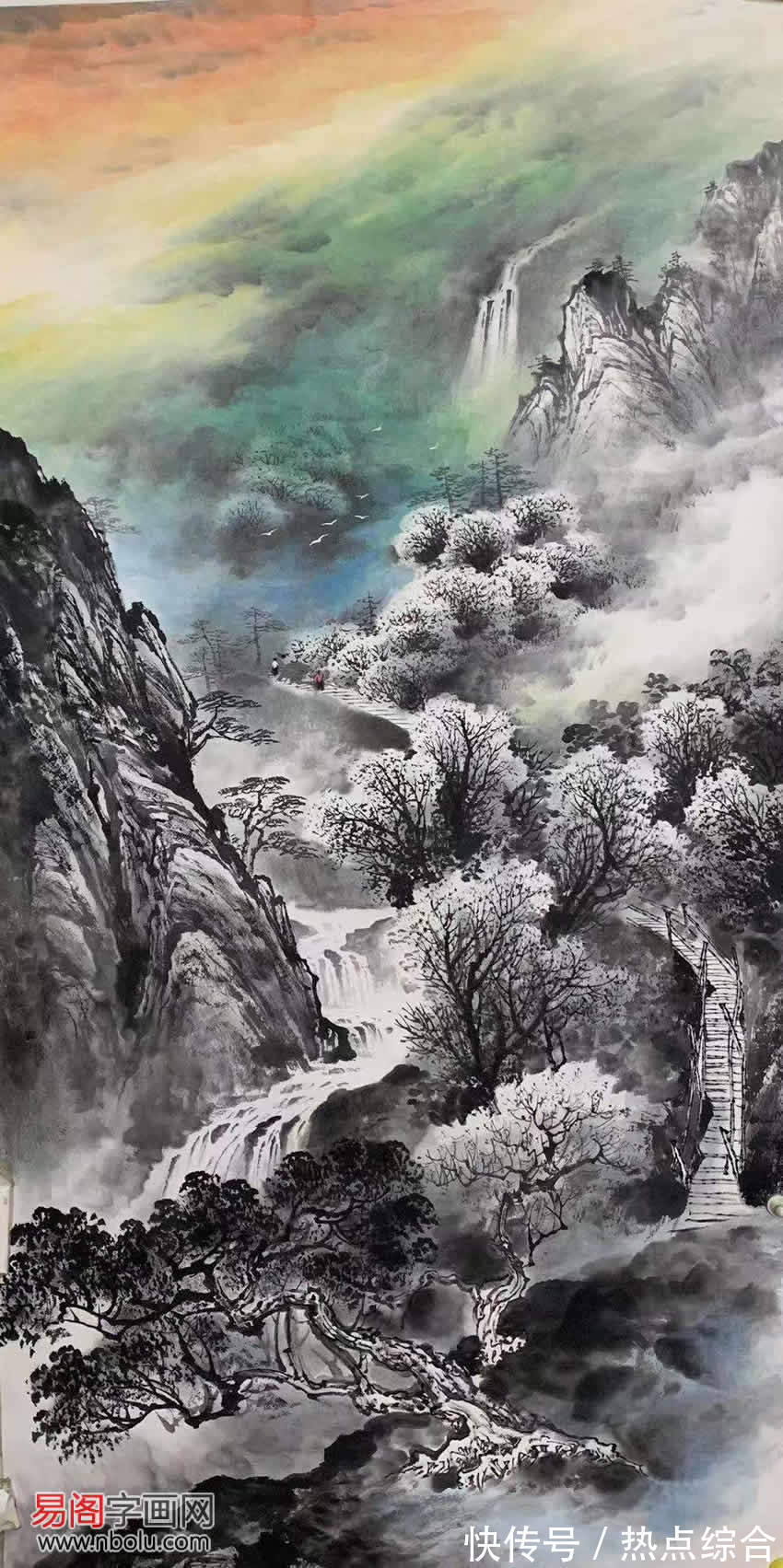 杨天佑@梁海波：师法自然，创造灵动彩墨山水