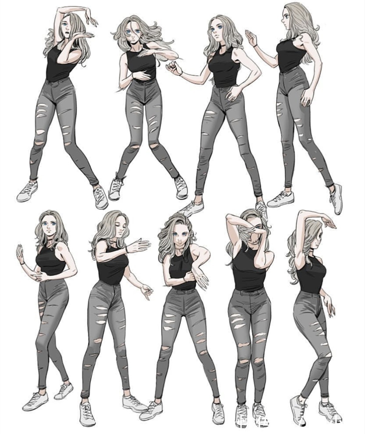 人物|动漫中的舞蹈动作是怎么绘制出来的,流畅的动作后面是大量的原画