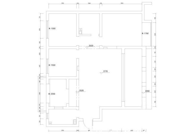 卧室|120平现代风开放三居室，将卧室改为书房很方便