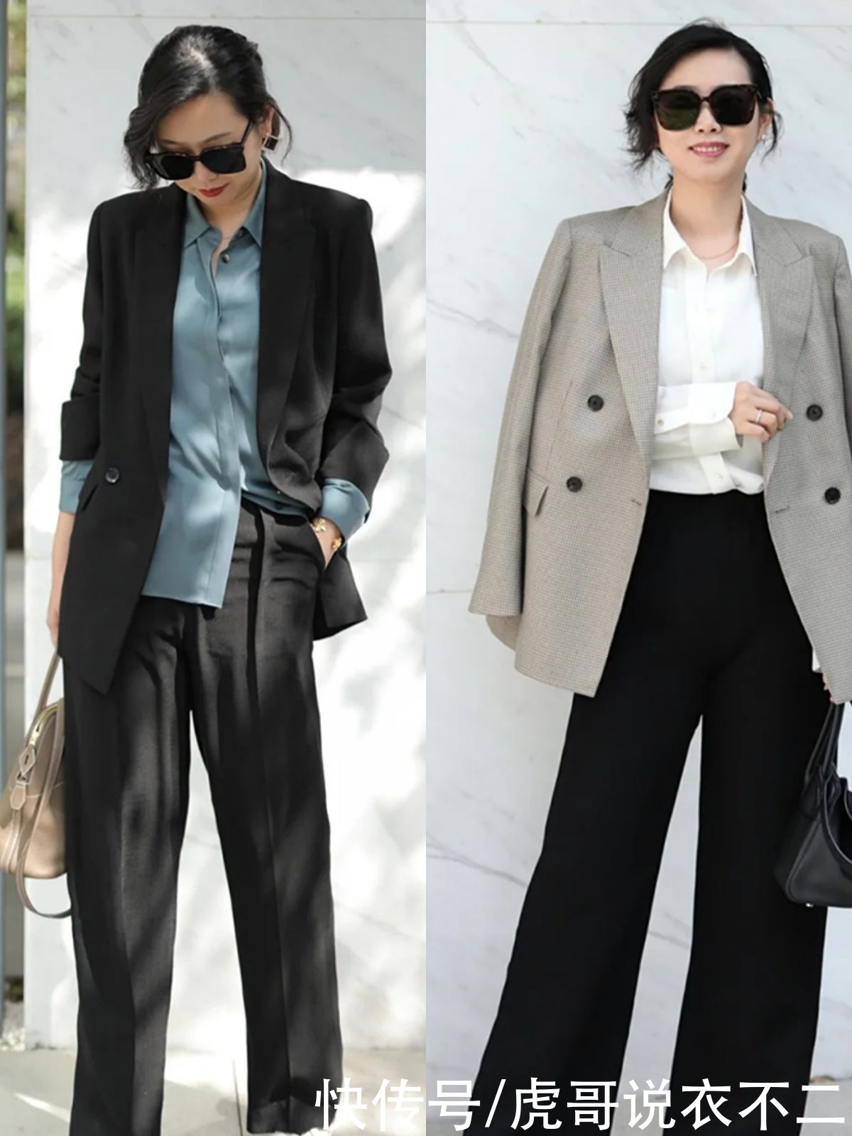 梨型身材的中年女人，学这位博主的优雅打扮，简约高级又显身材