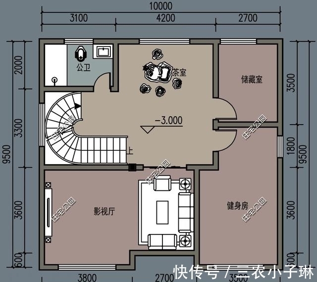 进深|7套三层农村自建房,户型方正、经典,还不赶快收了