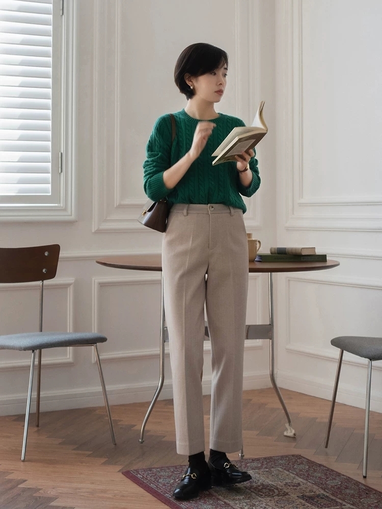 冬天|微胖女生冬天怎么选裤子?这几条裤子遮肉显瘦又百搭,冬天穿刚好