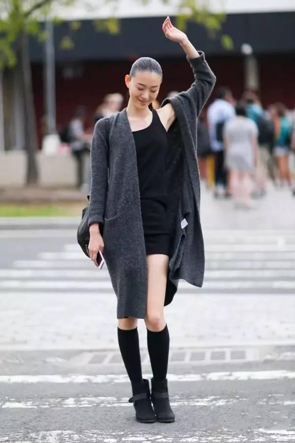 初春开衫毛衣外套要这么穿才好看!