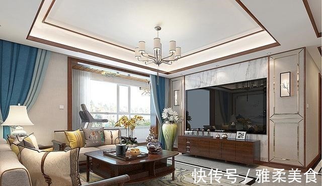 卧室|150㎡中式风用红木色,大气美观又有品味,入户便让人心生喜爱