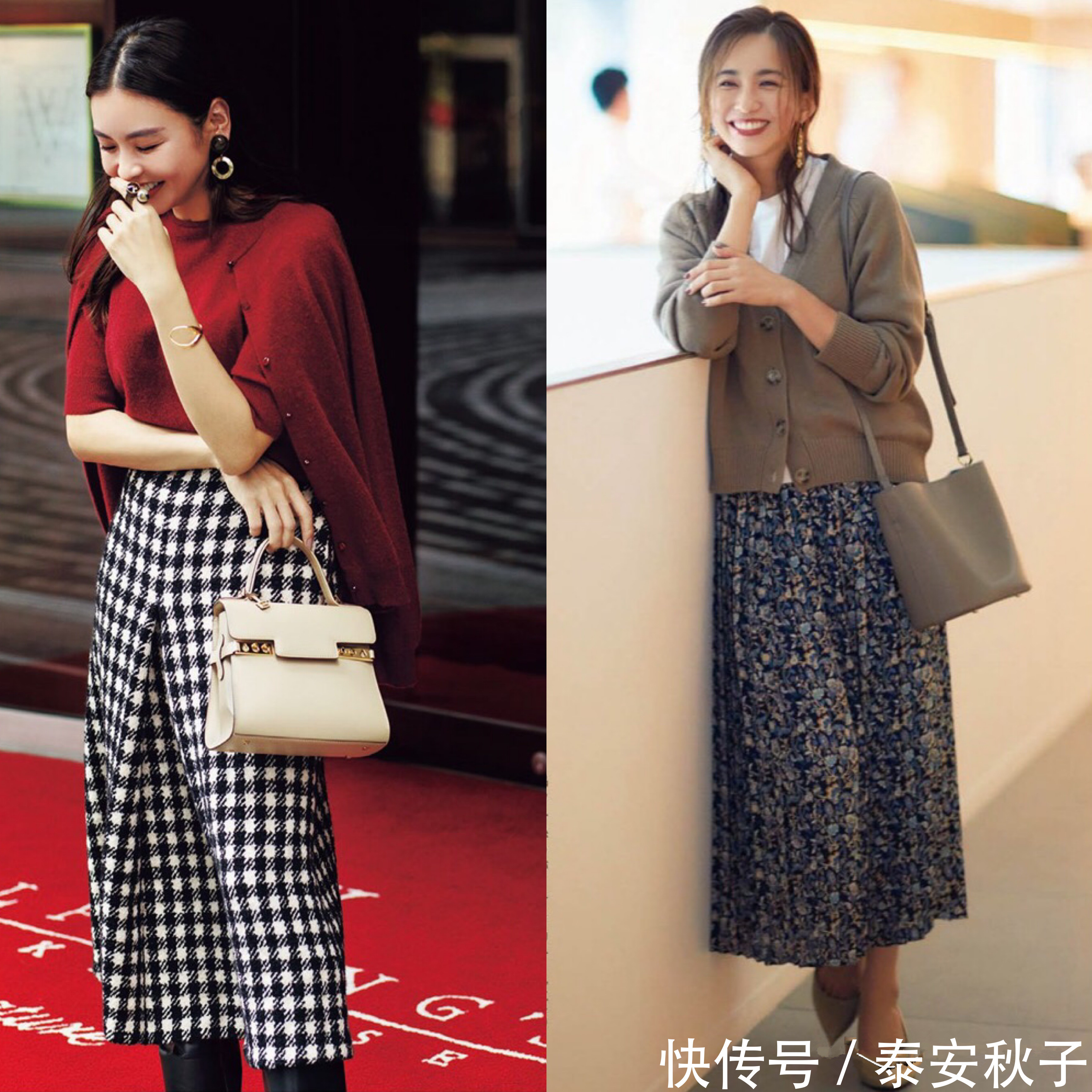 实操 真正会穿衣的女人,不会拒绝“奶奶衫”!温柔大方,沉稳又高级!