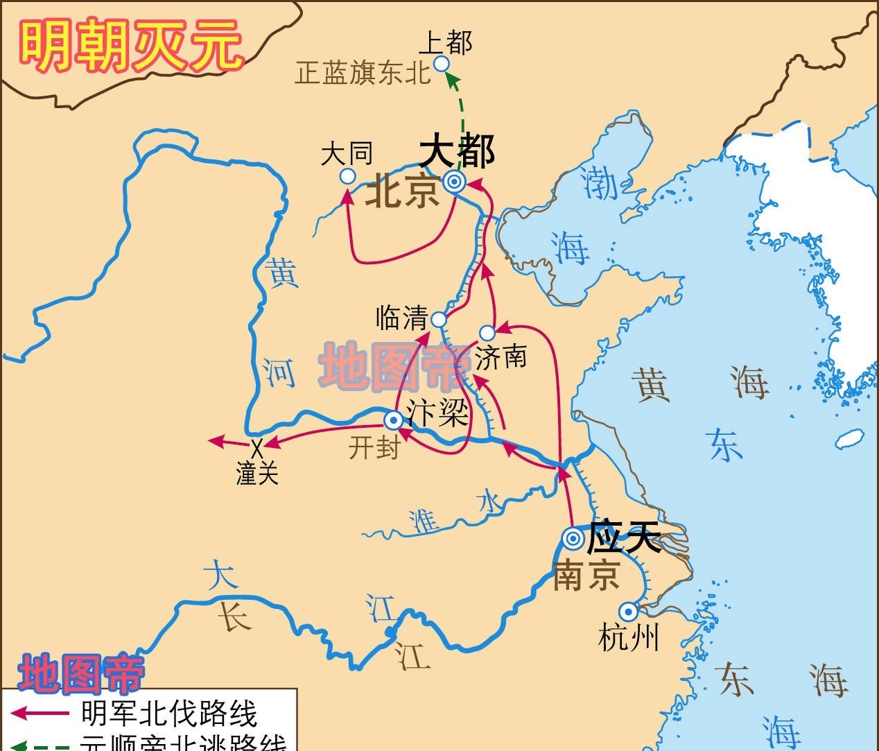 北元|捕鱼儿海之战明朝大将蓝玉打残北元,捕鱼儿海在什么地方?