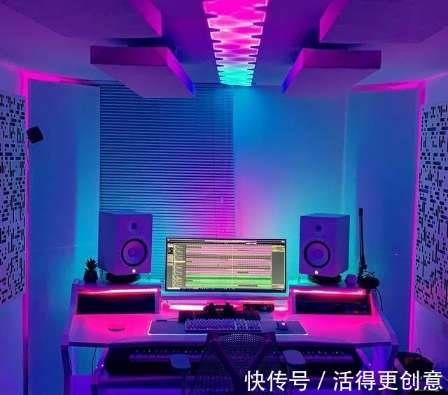 显示器|超酷的家庭办公室，充满创意的家居工作空间！