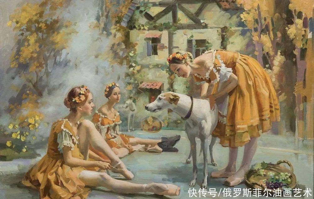 圣彼得堡$俄罗斯画家阿纳斯塔西娅·沃斯特雷佐娃漂亮油画作品欣赏