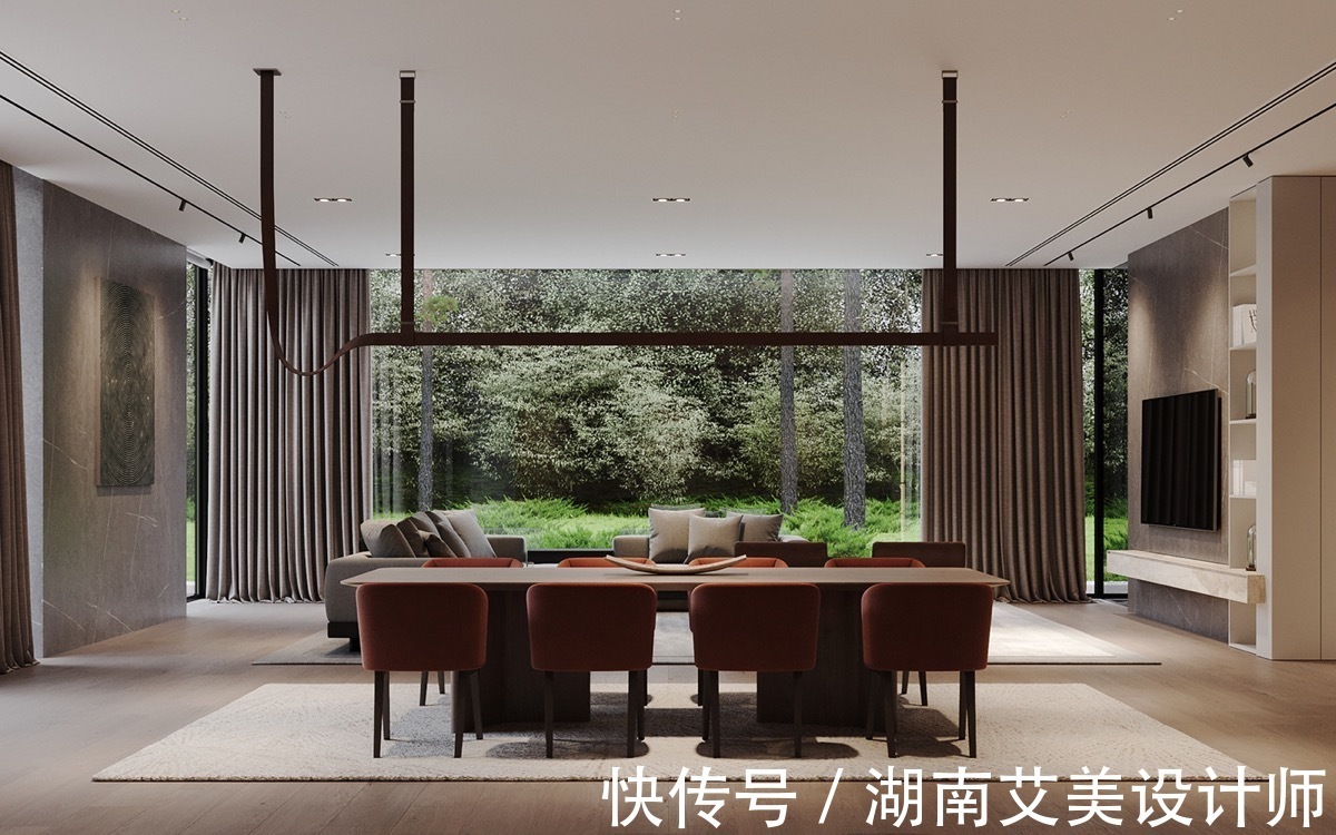 350㎡住宅空间,让自然融入空间!