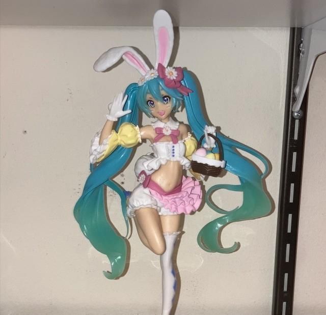 初音未来|初音未来的兔女郎手办,甜美的外表很吸睛,实物却直接变黑脸