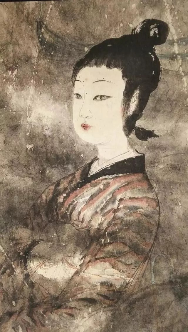 兰亭修禊图|傅抱石如何用笔下的“勾魂三绝”画活历史仕女画的？