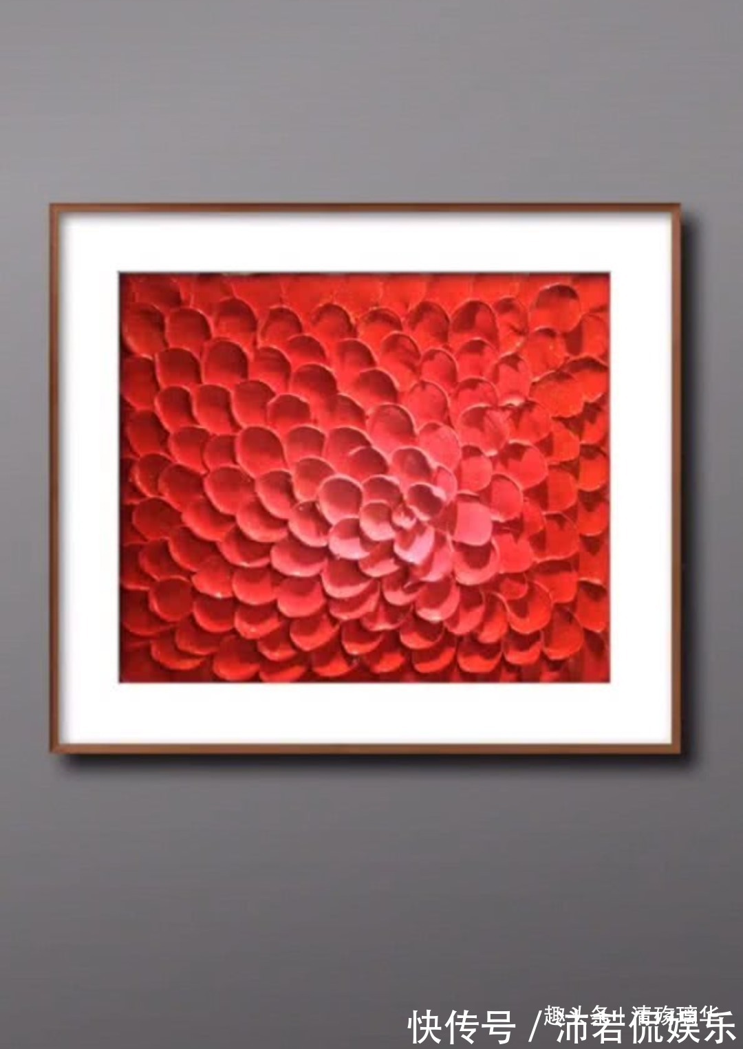 作画|美术生被指责浪费颜料,用一堆红色作画,看到成品后老师都跪了!