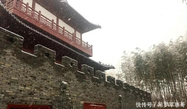 阜城|雪中的阜城东部仿宋式建筑群