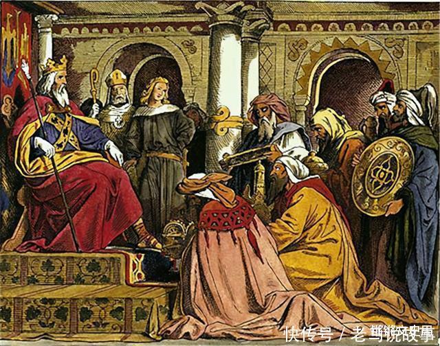 扑克牌上的男人欧洲之父查理曼,国家被瓜分变成3个发达国家