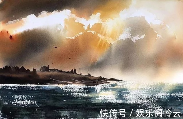 屏保$充满仙气的水彩画,每一张都可以用来做屏保!