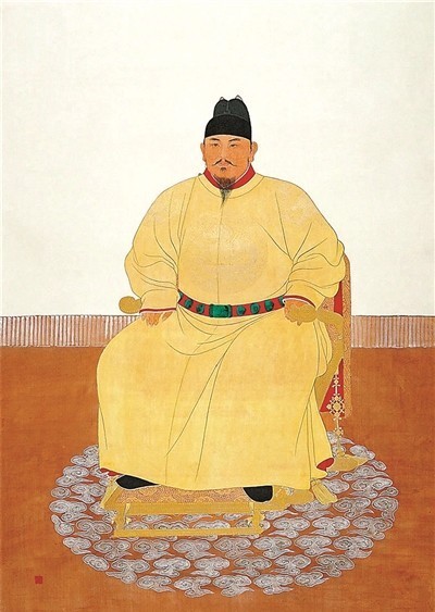 朱元璋被画成猪腰子脸丑化还是官定?