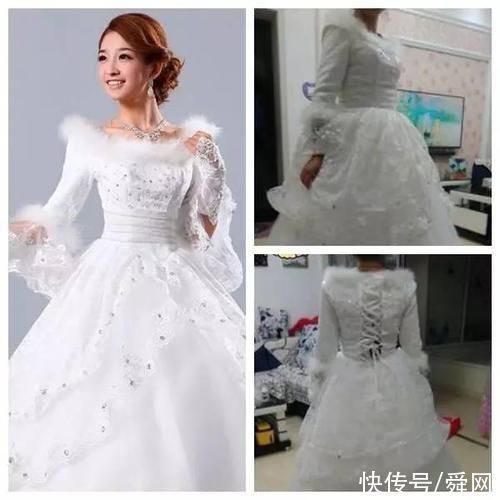 买家秀与卖家秀千万别在网上买婚纱,否则你会哭的