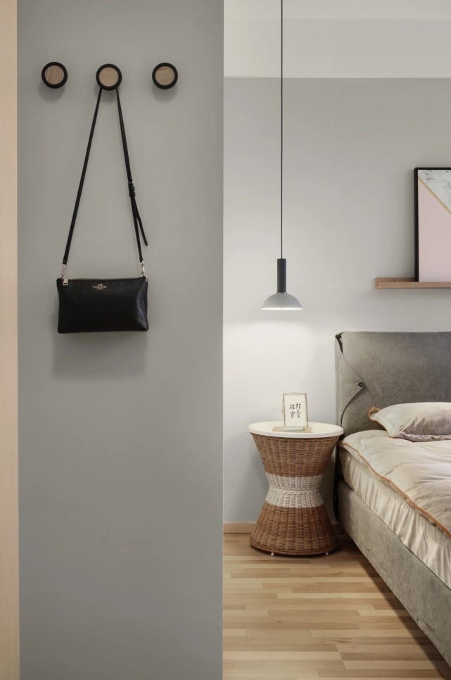 灰蓝色|85平简约风刚需小户型 ,这样布置温馨自然