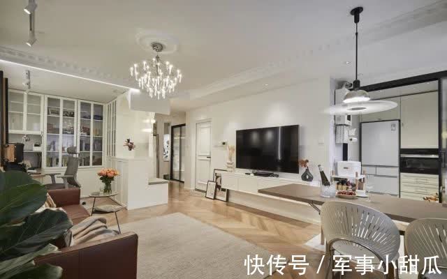 主卧|78㎡纯白色的家,爆改大三倍,还多出西厨、书房、衣帽间?!