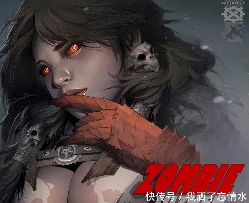 超酷素描漫画线稿上色后霸气无比，反差尽如此强烈！