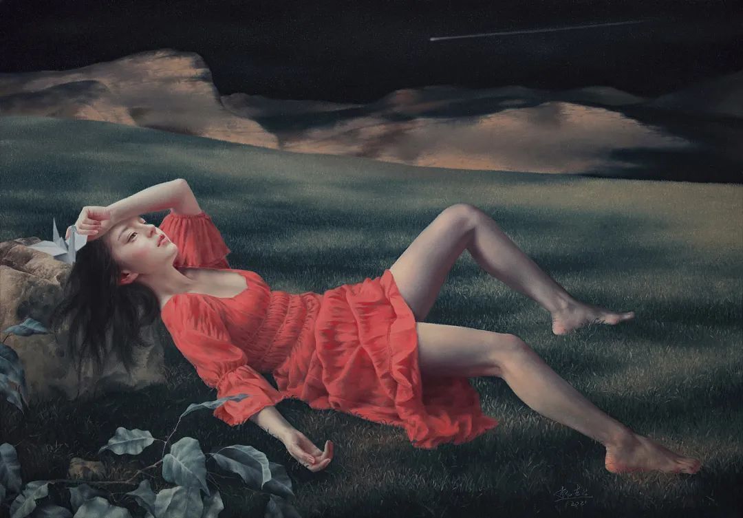 杨超@杨超:人体油画唯美而清雅脱俗,画出了东方女子的纯净与圣洁