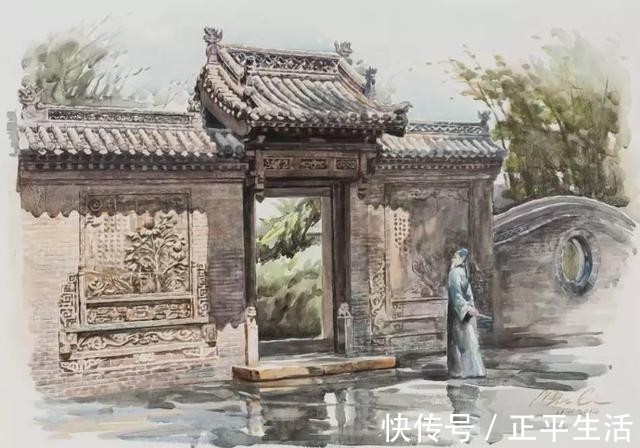 旅美$旅美水彩艺术家李民笔下的中国风景画！他用艺术诠释“家”的味道